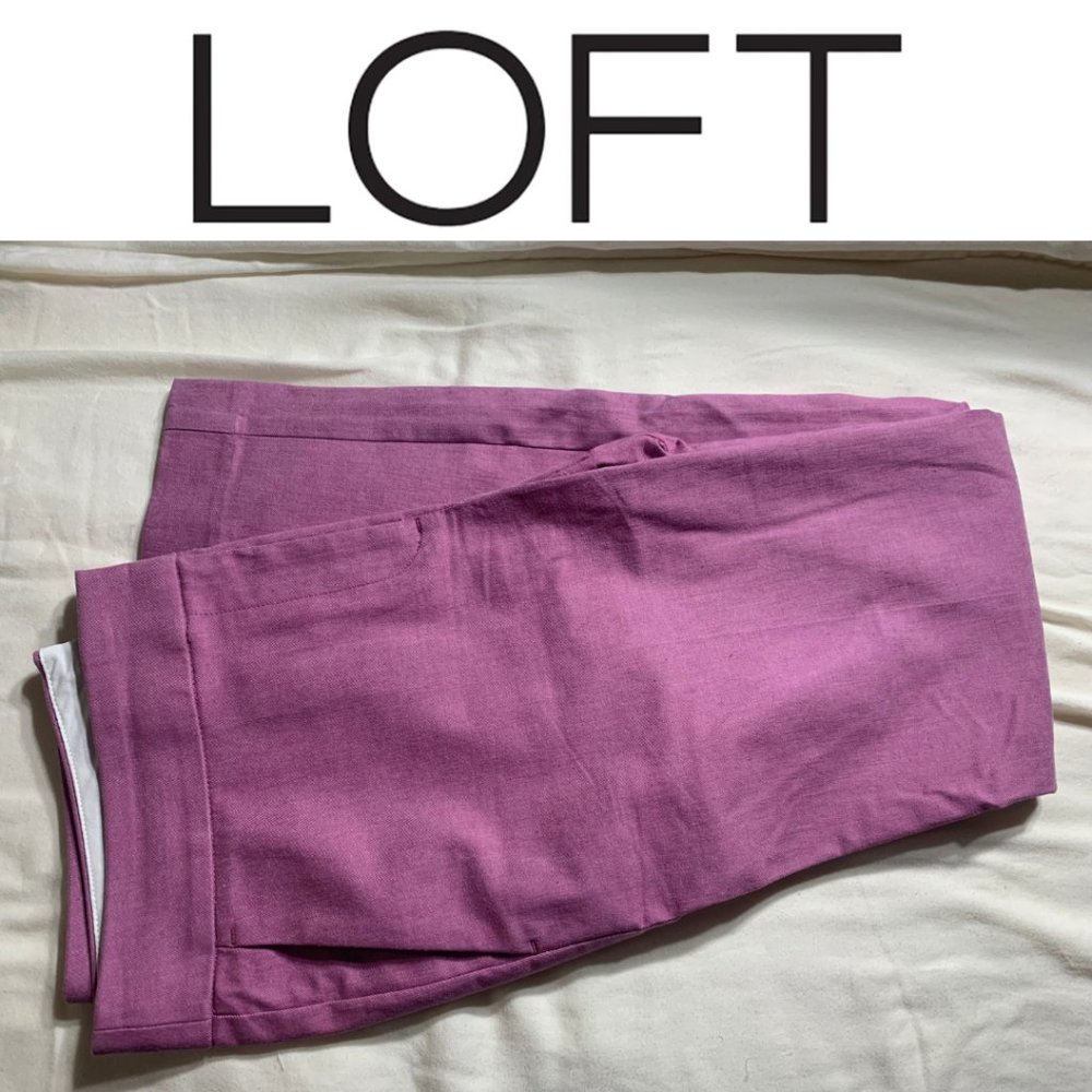 Loft Purple Slim Pants